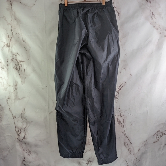 Vintage Nike Pant Women Medium Windbreaker Track Black Lightweight Shell 90s - Picture 5 of 13